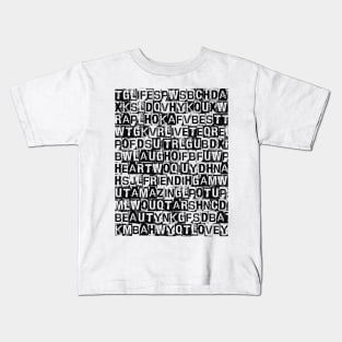 Word Search Kids T-Shirt